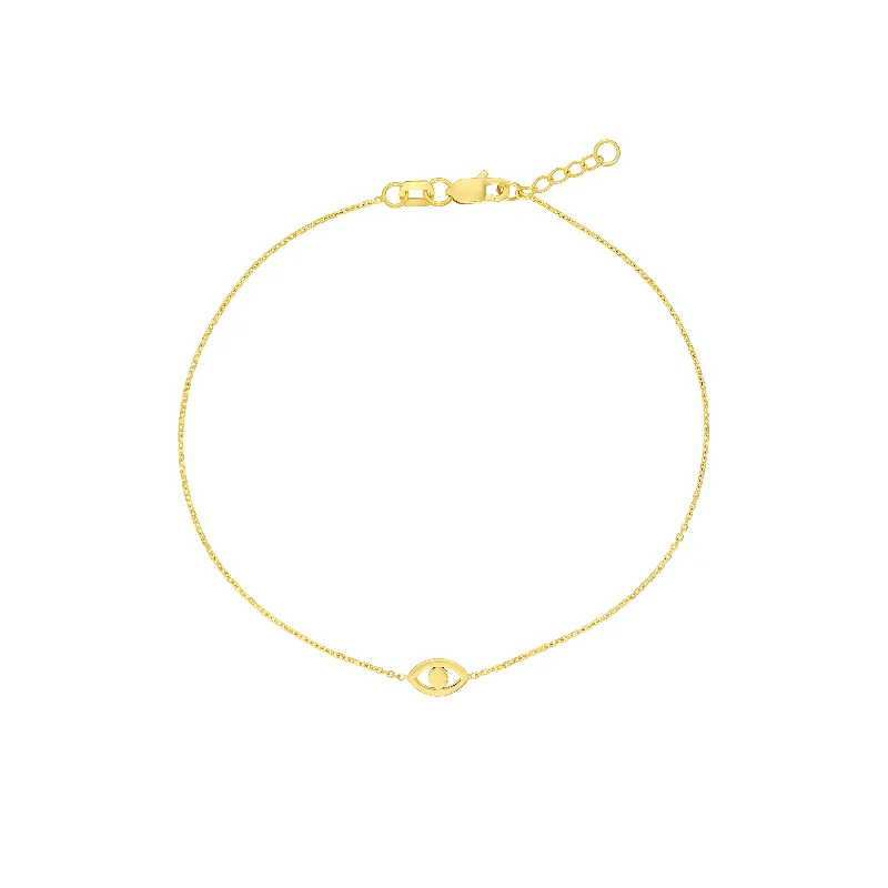 Jewelry Clearance Event – Stock Up Before It's Over Mini Evil Eye Cutout Adjustable Bracelet Jewelry Clearance Event – Stock Up Before It's Over Mini Evil Eye Cutout Adjustable Bracelet