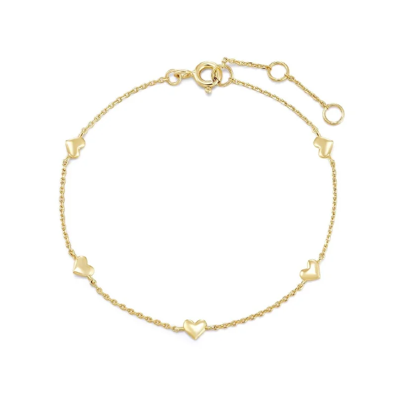 Final Call For Exquisite Jewelry At Reduced Rates Multi Micro Heart Bracelet