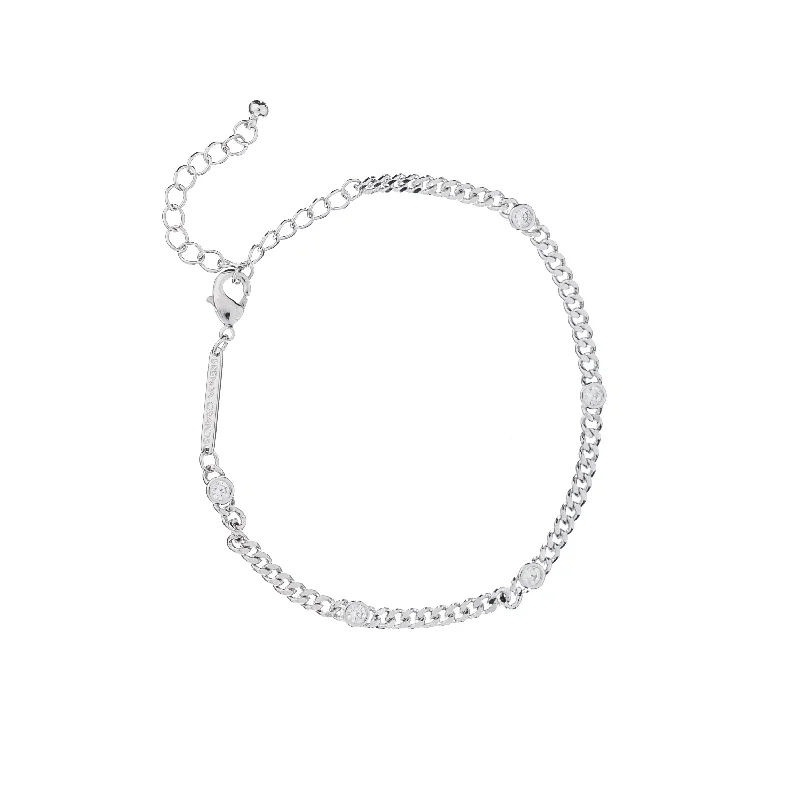 Make Every Moment Shine – Jewelry Discounts Available Silver CZ Dainty Bracelet