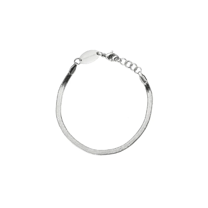 Handcrafted Jewelry Sale – Unique Designs At Low Prices Silver Dainty Herringbone Bracelet