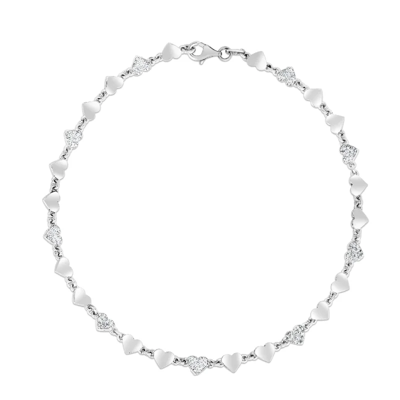 Your Dream Jewelry At Dream Prices Silver Heart Chain Anklet