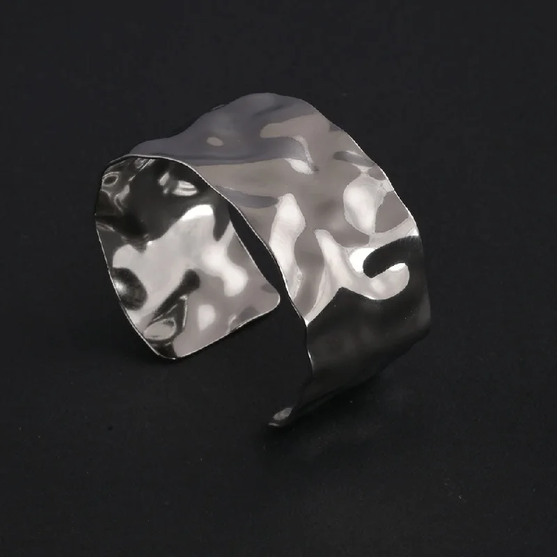 Grab Stylish Jewelry Before The Sale Ends Silver Molten Cuff