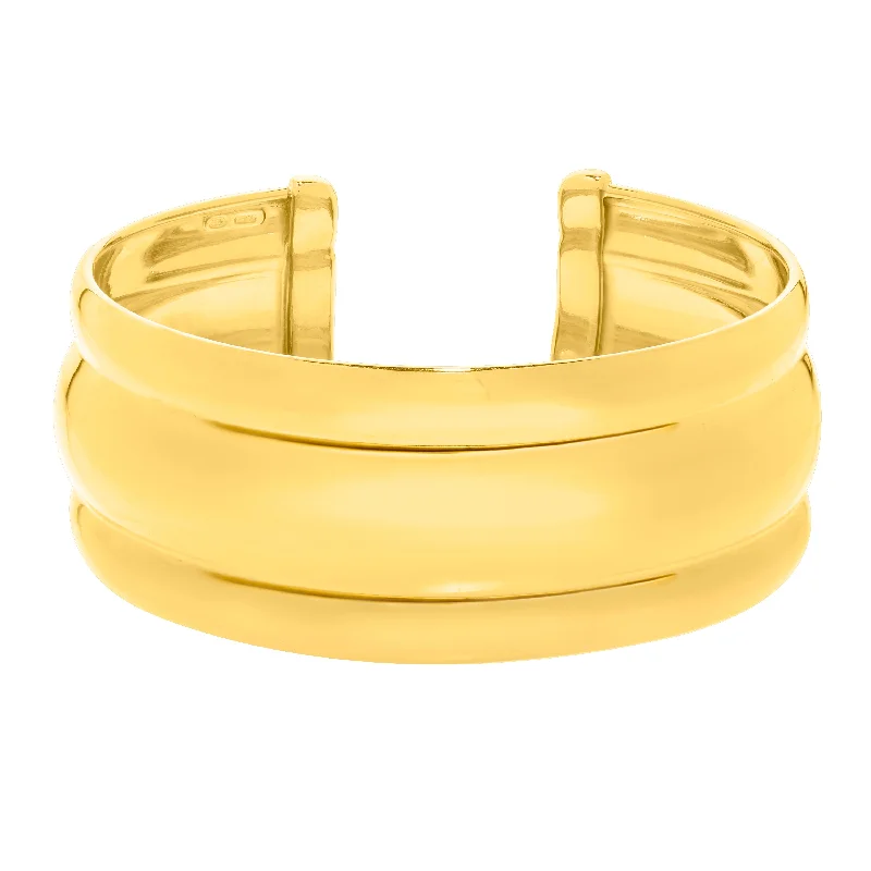 Sparkle On A Budget – Fine Jewelry For Less Silver Plated Bold Ribbed Cuff