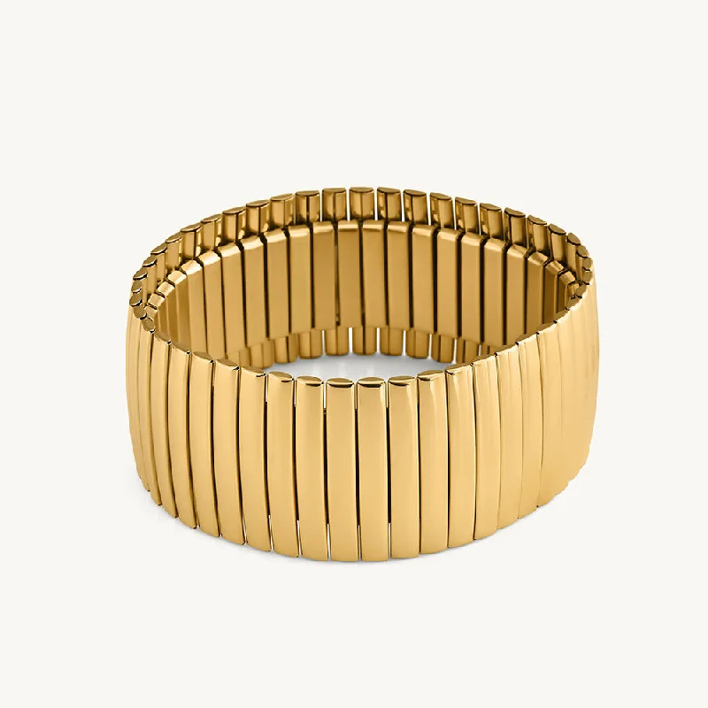 Jewelry Sale Bonanza – Grab Your Sparkle Now Sleek Golden Mesh Bracelet