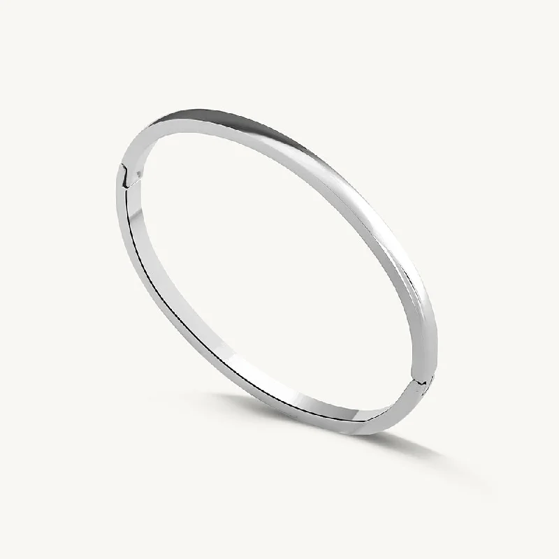 Buy More, Save More On Stunning Jewelry Pieces Sleek Simplicity Silver Bangle Bracelet Buy More, Save More On Stunning Jewelry Pieces Sleek Simplicity Silver Bangle Bracelet