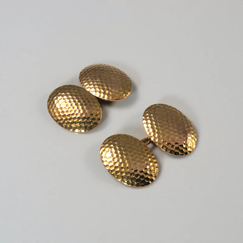 Elegant Jewelry Pieces At Unbelievable Prices 9k Yellow Gold Vintage Cufflinks |