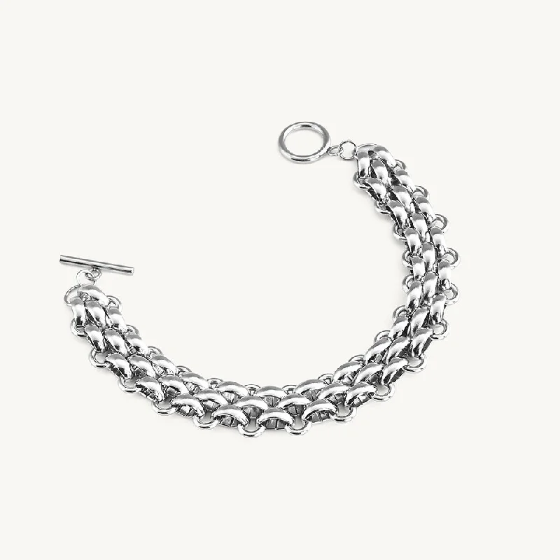 Celebrate With Sparkle – Jewelry Sale Now Live Versatile Silver Chain Braclete