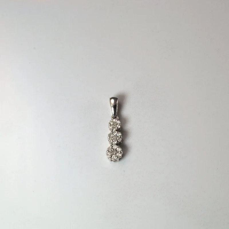 Special Jewelry Deals – Upgrade Your Collection Triple Cluster Diamond Pendant | 0.18ctw | Special Jewelry Deals – Upgrade Your Collection Triple Cluster Diamond Pendant | 0.18ctw |