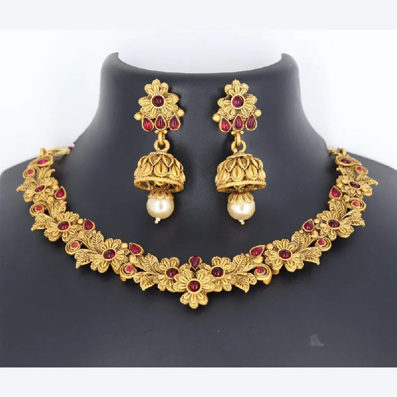 Premium Jewelry Now Available At Special Discounts Corbeda Fashion Gold Plated Pota Necklace Set Premium Jewelry Now Available At Special Discounts Corbeda Fashion Gold Plated Pota Necklace Set