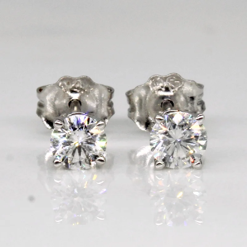 Upgrade Your Jewelry Collection For Less Diamond Solitaire 14k Earrings | 0.46ctw | Upgrade Your Jewelry Collection For Less Diamond Solitaire 14k Earrings | 0.46ctw |