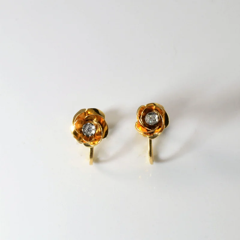 Limited-Stock Jewelry Clearance – Grab Your Favorites Now Diamond Flower Clip On Earrings | 0.05ctw | Limited-Stock Jewelry Clearance – Grab Your Favorites Now Diamond Flower Clip On Earrings | 0.05ctw |