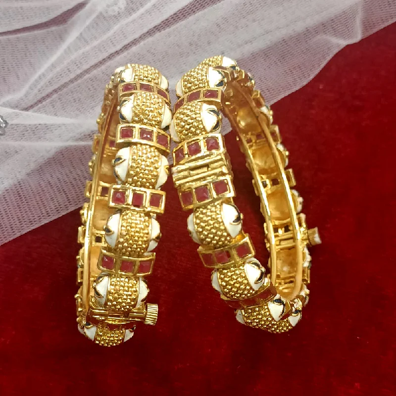 Exclusive Jewelry Sale – Shine For Less Exotica Collection Gold Plated Pota Stone Openable Kada Exclusive Jewelry Sale – Shine For Less Exotica Collection Gold Plated Pota Stone Openable Kada
