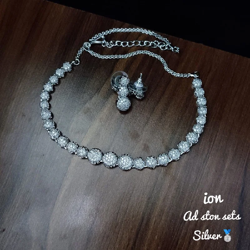 Jewelry Deals That Sparkle – Shop Today Lucentarts Jewellery Silver Plated AD Stone Necklace Set Jewelry Deals That Sparkle – Shop Today Lucentarts Jewellery Silver Plated AD Stone Necklace Set