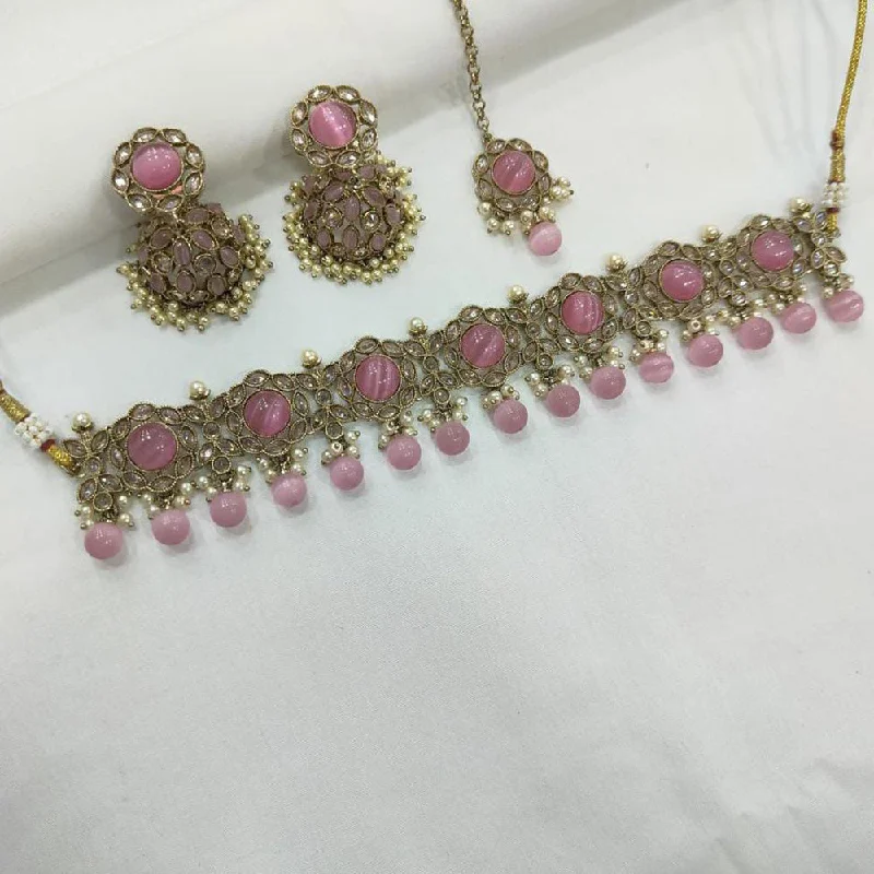 Buy More, Save More On Stunning Jewelry Designs Manisha Jewellery Gold Plated Choker Necklace Set Buy More, Save More On Stunning Jewelry Designs Manisha Jewellery Gold Plated Choker Necklace Set