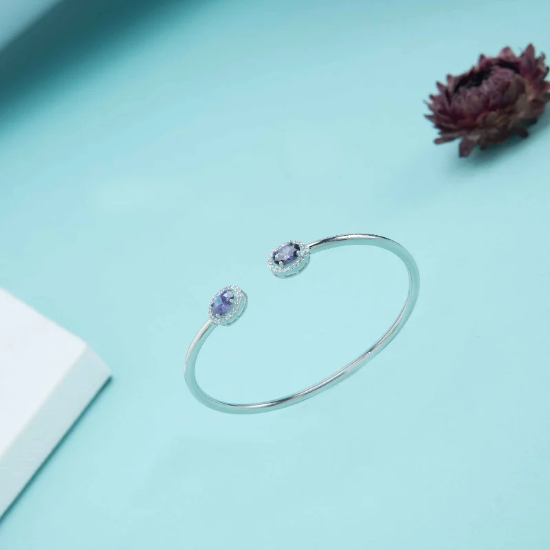 Limited Stock On Premium Jewelry At Low Prices Nipura Silver Amethyst Split Bracelet Limited Stock On Premium Jewelry At Low Prices Nipura Silver Amethyst Split Bracelet