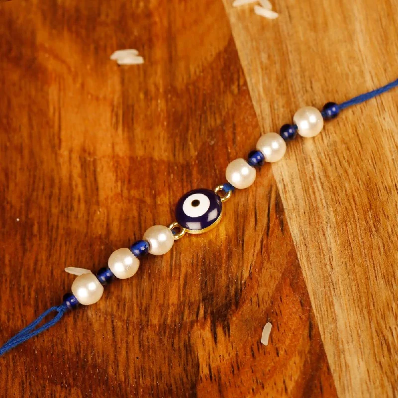Flash Sale On Stunning Jewelry – Don't Miss Out Raddhi Jewels Enamel Evil Eye Pearl Rakhi For Brother/Bhai/Bro Flash Sale On Stunning Jewelry – Don't Miss Out Raddhi Jewels Enamel Evil Eye Pearl Rakhi For Brother/Bhai/Bro
