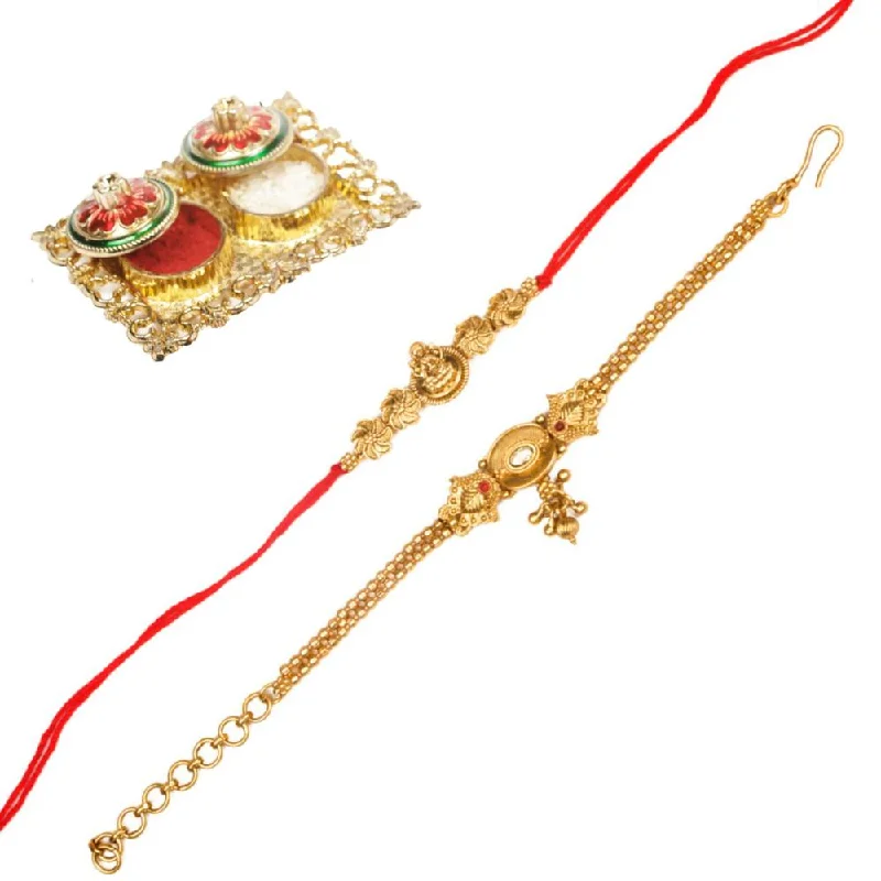 Premium Jewelry At Special Low Prices For A Limited Time Raddhi Jewels Rajwadi Gold Plated Brass Ruby Stone Glided Floral Design Bhaiya Bhabhi Rakhi Set With Roli Chawal Plate Combo Hamper For Rakshabandhan Premium Jewelry At Special Low Prices For A Limited Time Raddhi Jewels Rajwadi Gold Plated Brass Ruby Stone Glided Floral Design Bhaiya Bhabhi Rakhi Set With Roli Chawal Plate Combo Hamper For Rakshabandhan