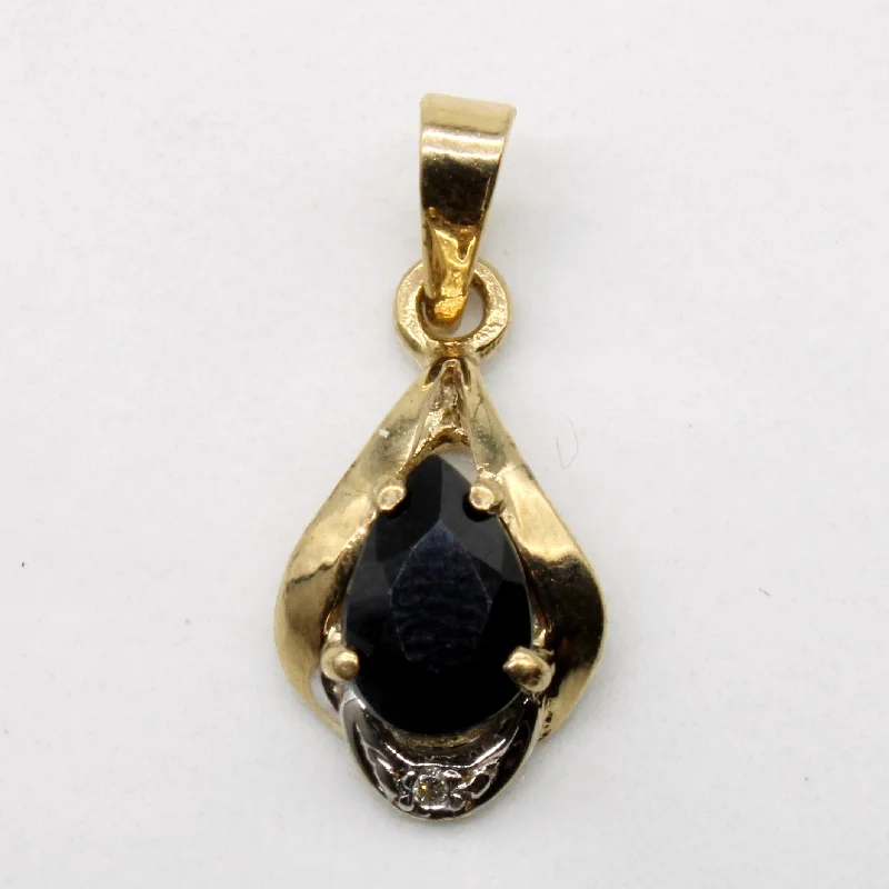 Shop Stylish Jewelry Now And Save Big Sapphire & Diamond Pendant | 0.80ct, 0.01ct | Shop Stylish Jewelry Now And Save Big Sapphire & Diamond Pendant | 0.80ct, 0.01ct |