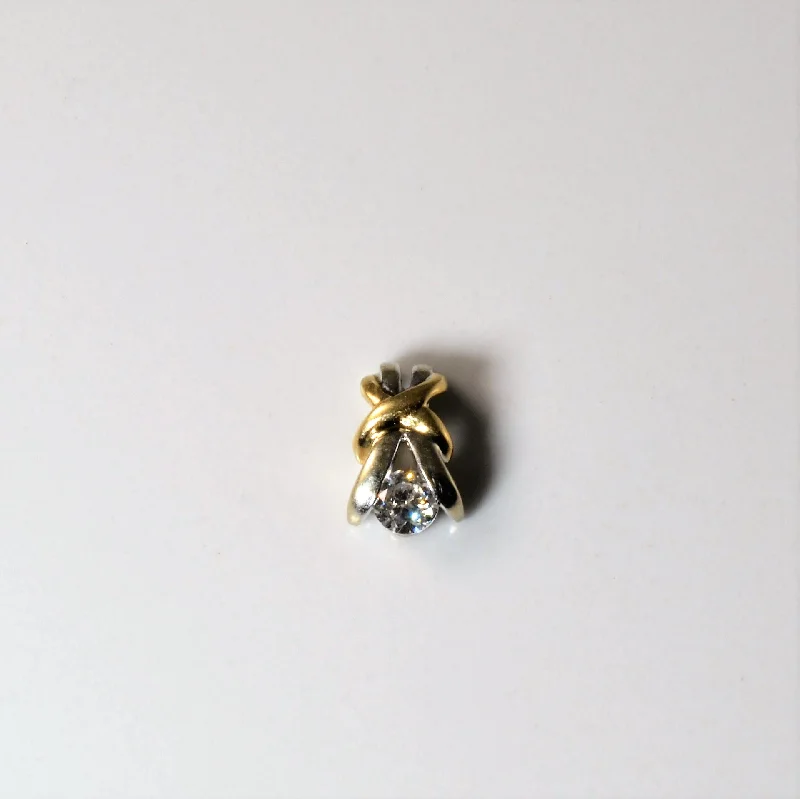 Discounted Luxury Jewelry – Shine Without The Splurge Knotted Diamond Pendant | 0.18ct |