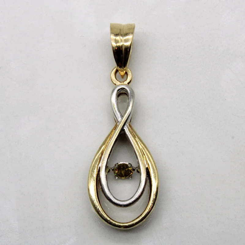 Exclusive Jewelry Offers – Shine For Less Floating Yellow Diamond Pendant | 0.10ct |