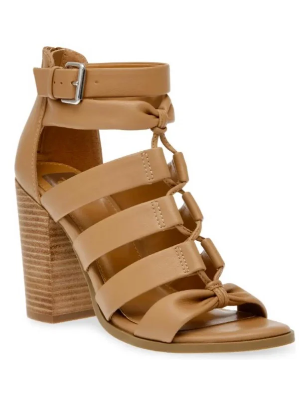 Billy Womens Faux Leather Strappy Gladiator Sandals