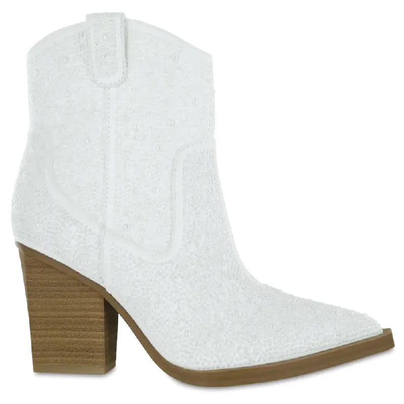 Dawson Zippered Pointed Toe Booties