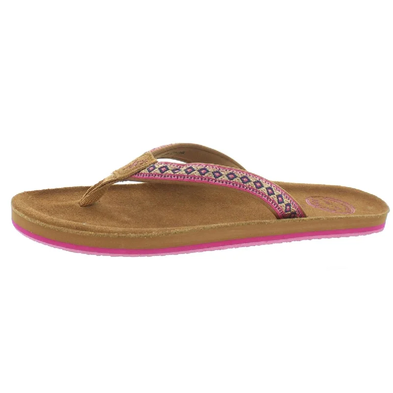 FatFace Womens Somerton Leather Slide Flip-Flops