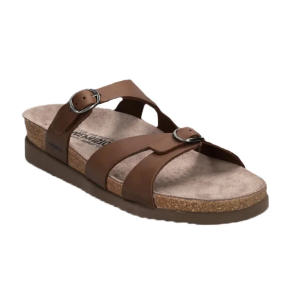 Mephisto Women's Hannel Sandals Dark Brown