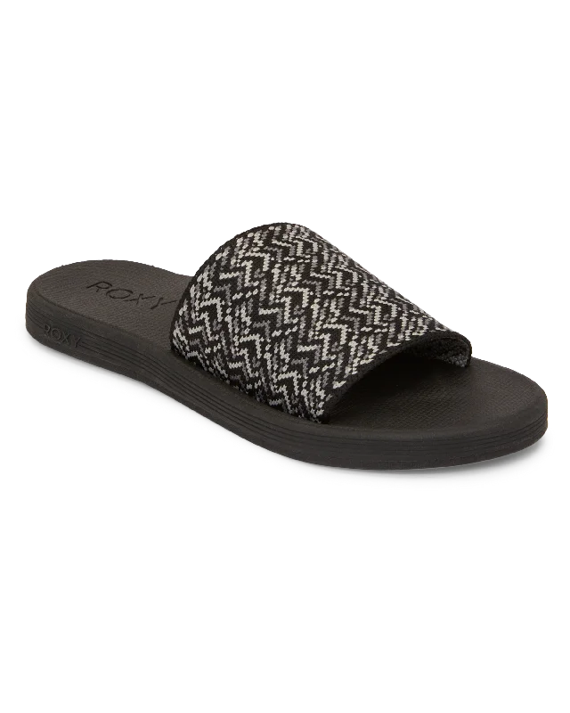 Lucky Wave Sandals - Anthracite/Black