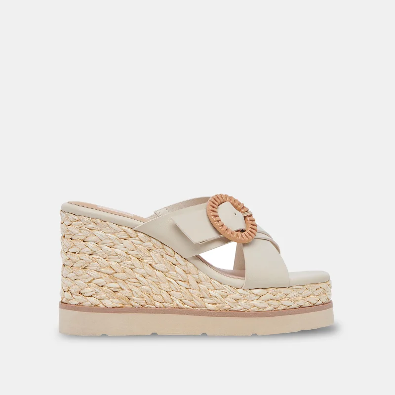 LUIZ WEDGES IVORY STELLA