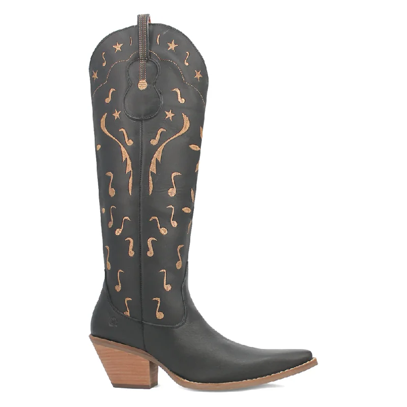 Rhymin Embroidered Snip Toe Cowboy Boots