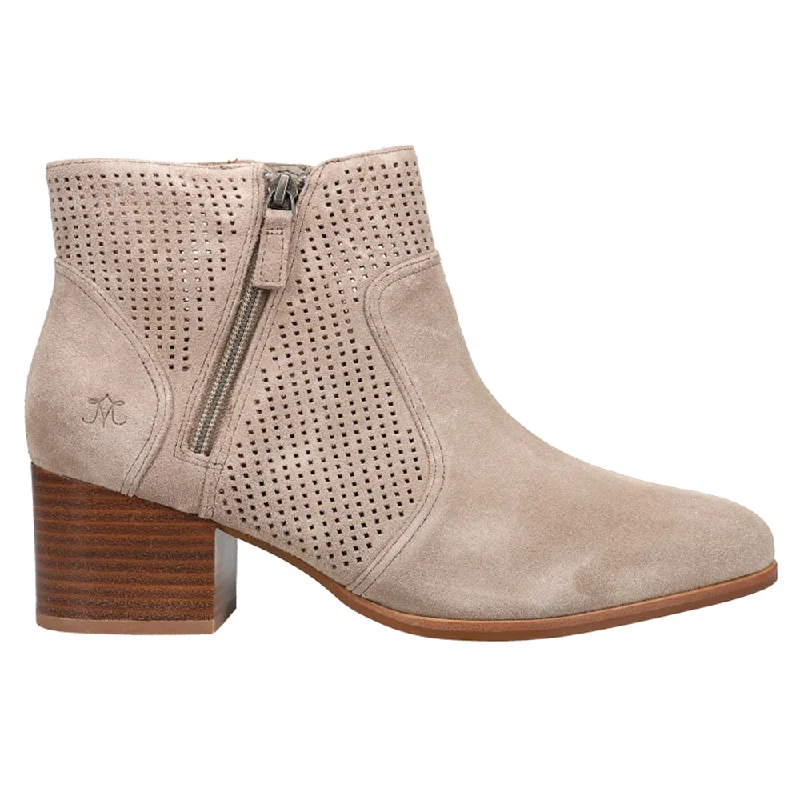 Trista Cut Out Double Zippered Booties