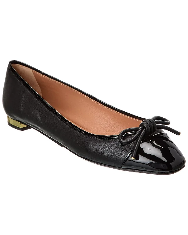 Aquazzura Parisina Patent & Leather Ballet Flat