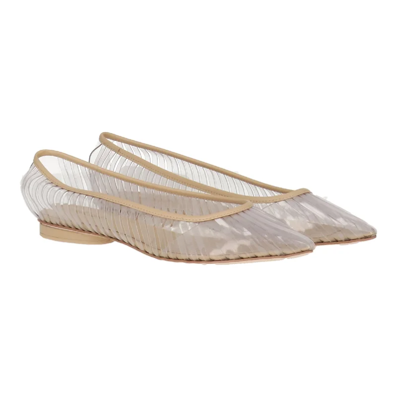 Cult Gaia Womens Clear Flats