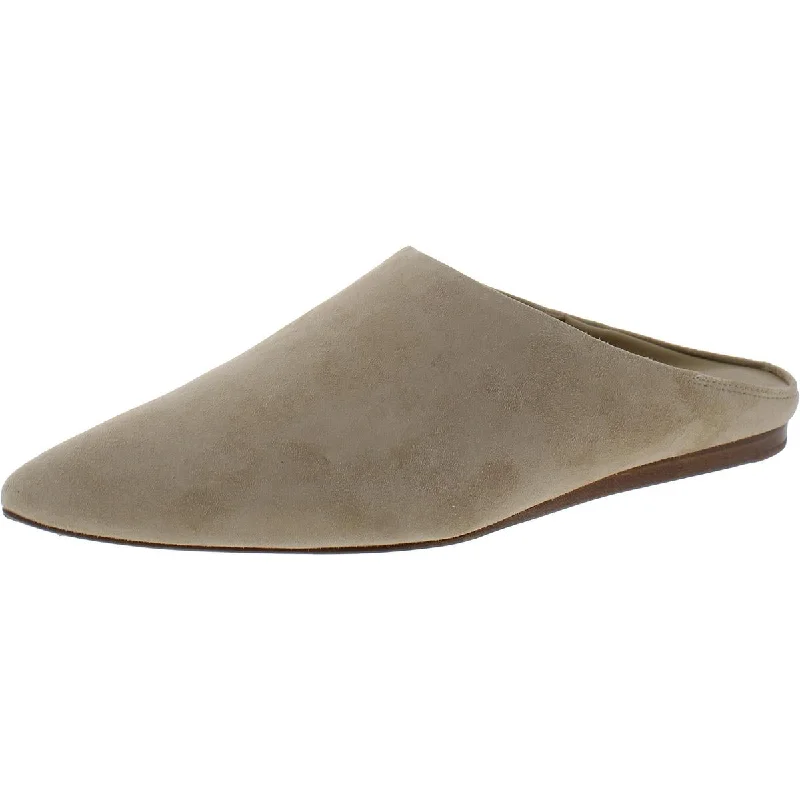 Vince Womens Cay Suede Pointed Toe Mules