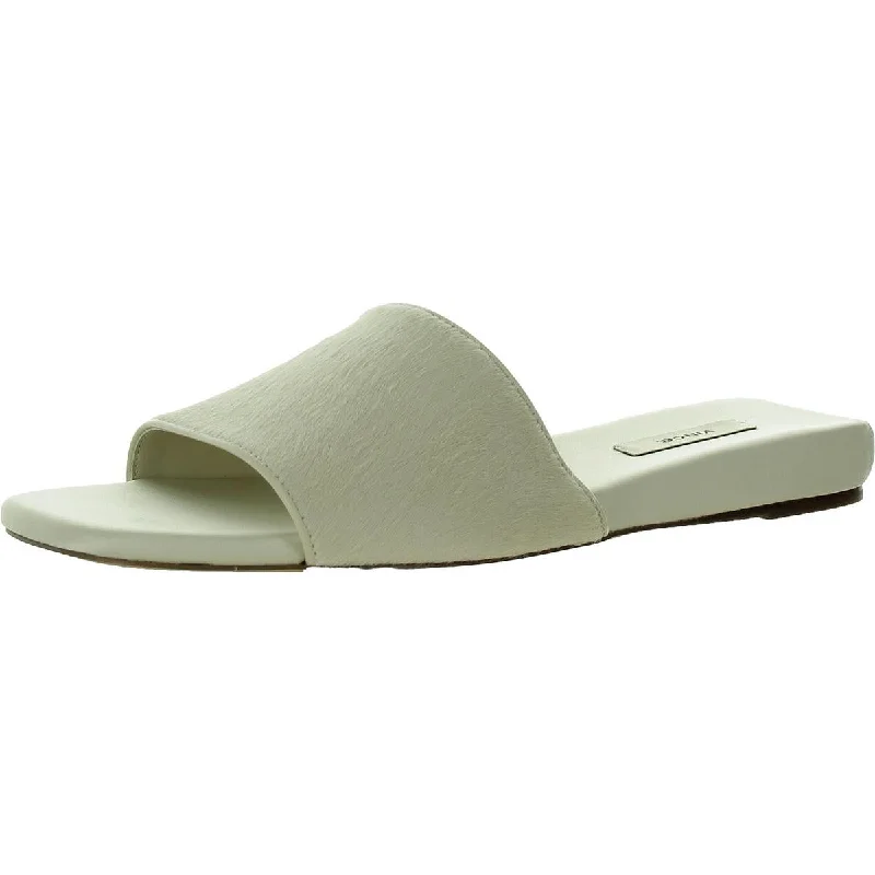 Vince Womens Open Toe Slip On Mules