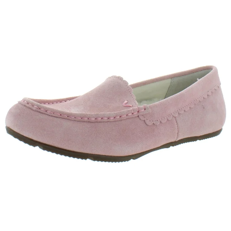 Vionic Womens Mckenzie Suede Comfort Loafers