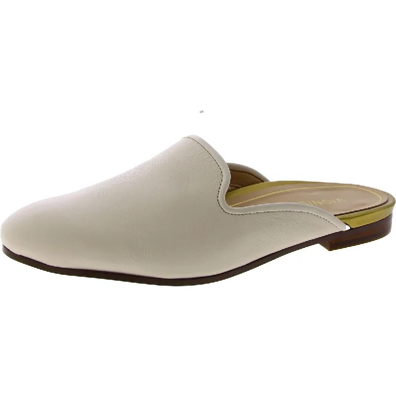 Vionic Womens Willa Mule Leather Slip-On Mules