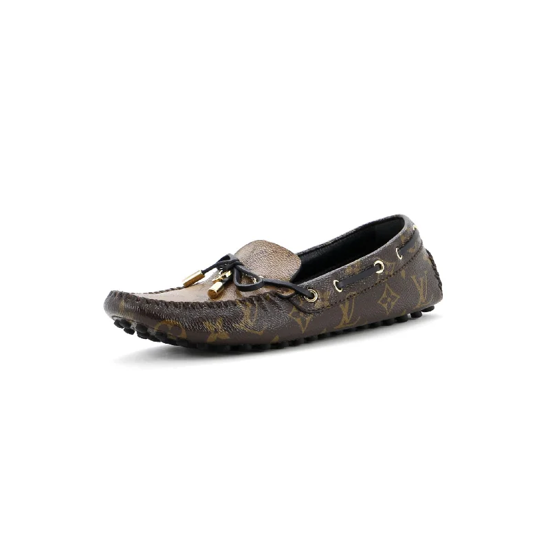 Women's Gloria Flat Loafers Reverse Monogram Canvas