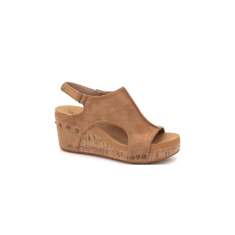 [Cork's] Carley-Camel Suede