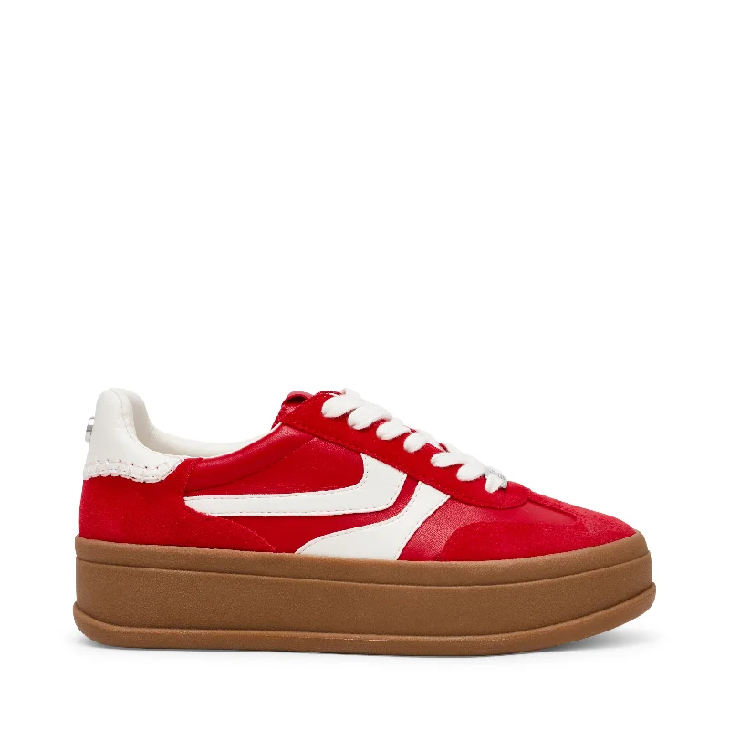 Off-Track Sneaker RED SUEDE