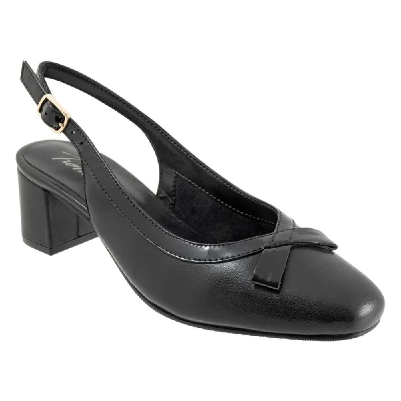 Trotters Dalani Black Leather Pump (Women's)