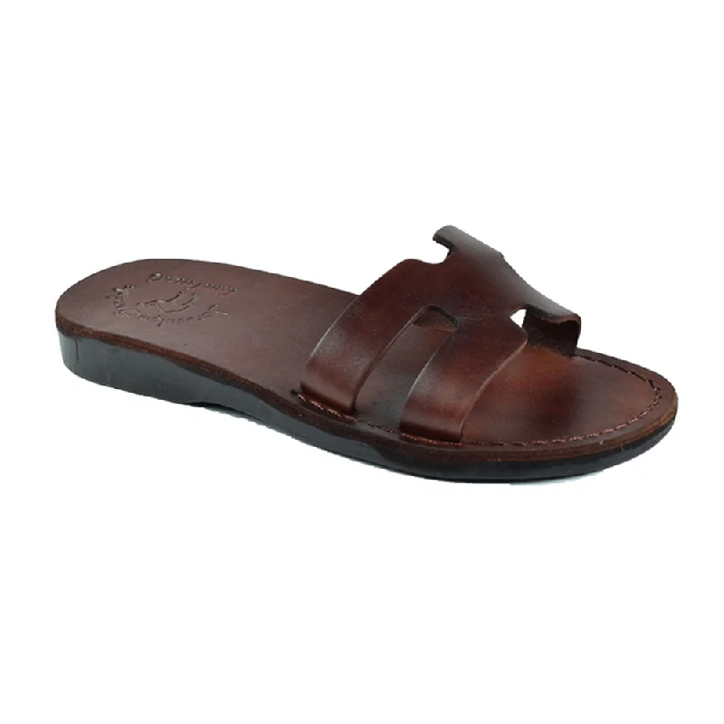 Anna - Slide Sandals | Brown