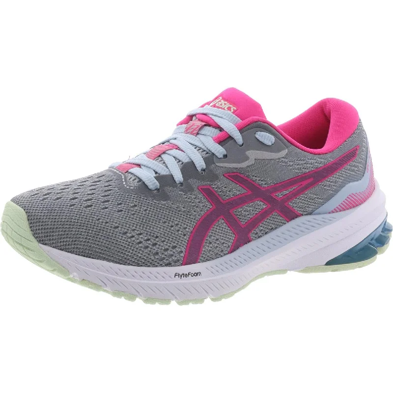 Asics Womens GT-1000 11 Lace-Up Padded Insole Running & Training Shoes