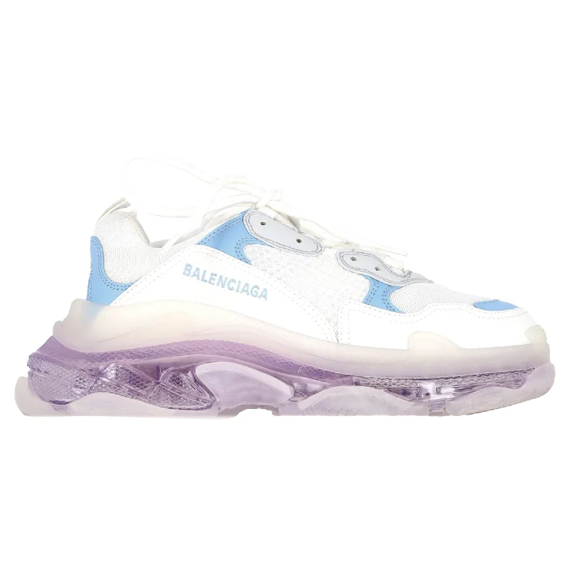 Balenciaga Triple S Clear Sole Low-Top Sneakers in Multicolor Polyester