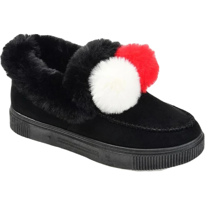 Sunset Womens Faux Fur Lined Comfort Moccasin Slippers