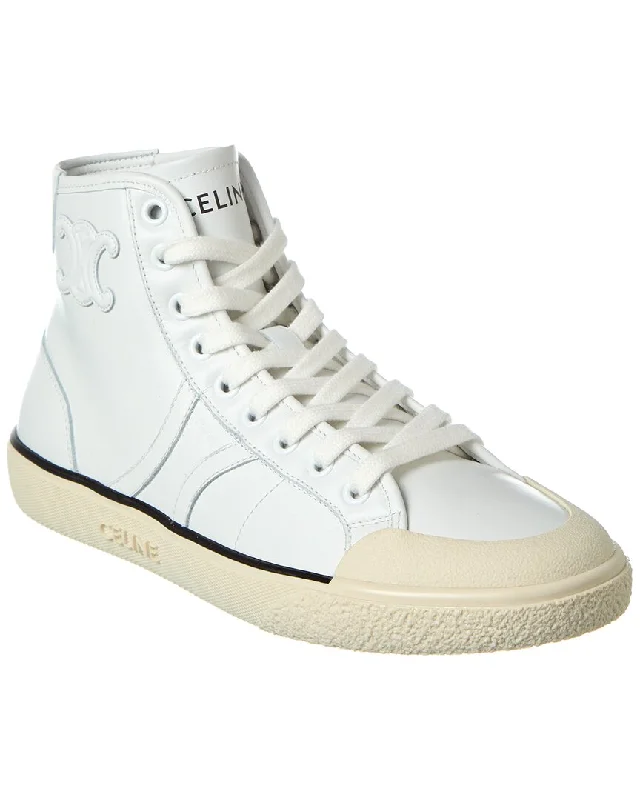 CELINE AS-01 Low Lace Alan Leather Sneaker