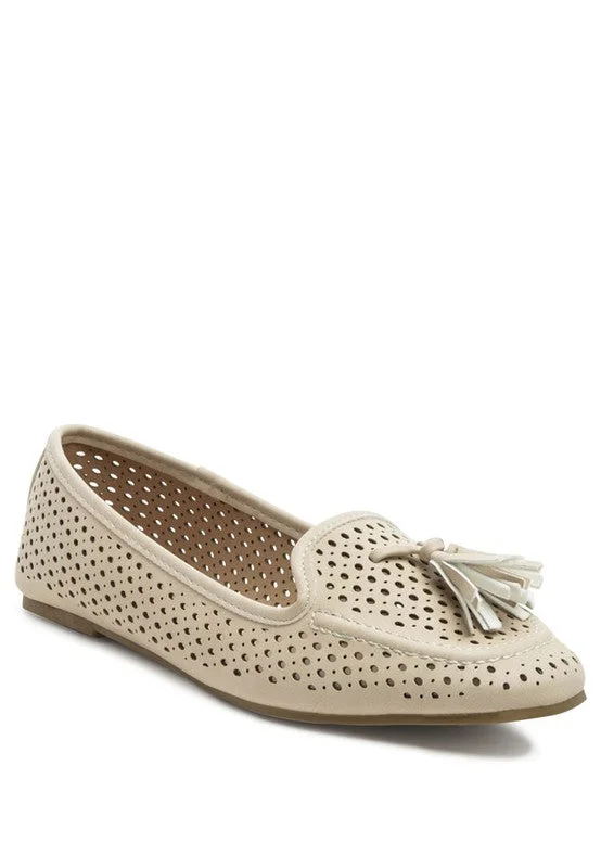 NEST PERFORATED MICROFIBER LOAFER For women