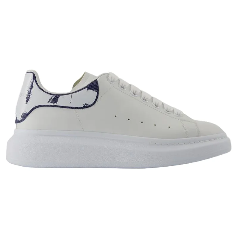 Oversized Sneakers - Alexander McQueen - Leather - White