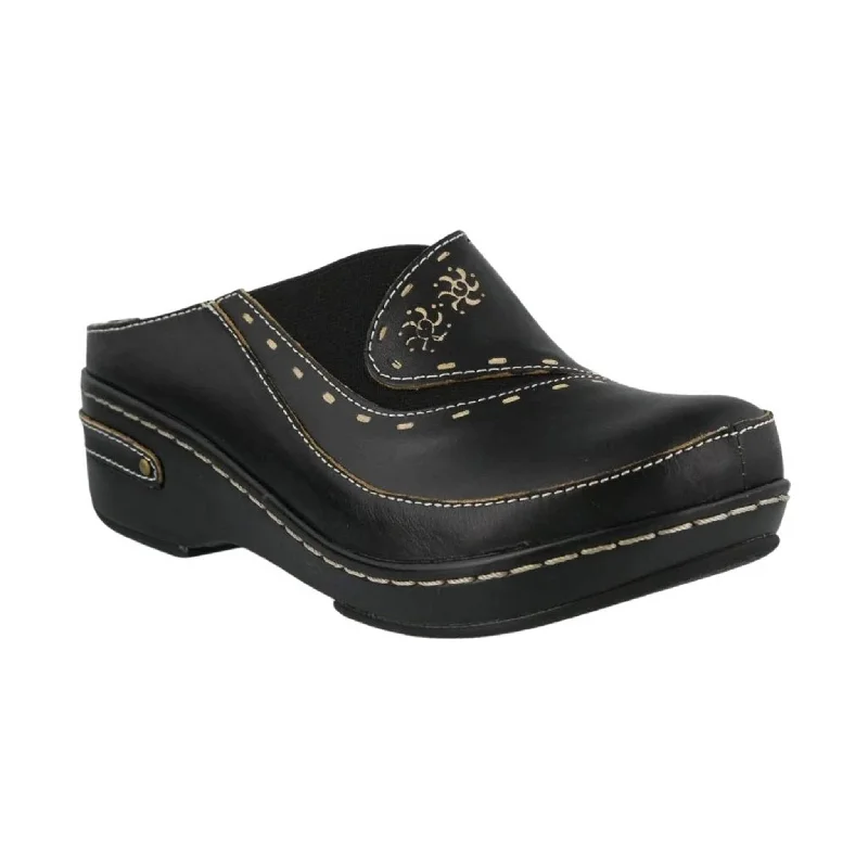 Spring Step L'artiste Women's Chino Clog - Black